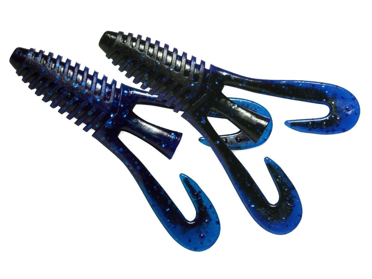 Softbait Deps Barbute 4” Col. #50 Black Blue Softbait Deps Barbute 4” Col. #50 Black Blue