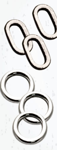 Minuteria oval rig rings medium x20