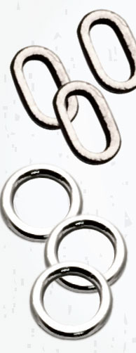 Minuteria oval rig rings medium x20 Minuteria oval rig rings medium x20