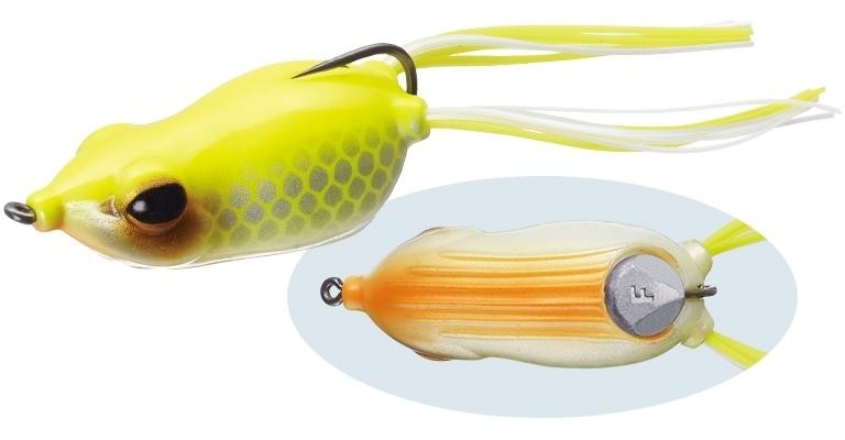 Rana Evergreen Kicker Frog JR Col. #602 Big Bite Chart Rana Evergreen Kicker Frog JR Col. #602 Big Bite Chart