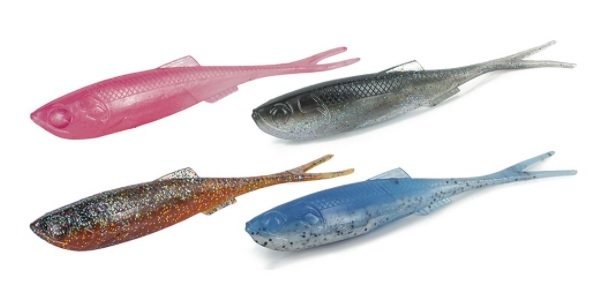 Soft Minnow Molix RT Fork Flex 5" (4 pcs) Col. Mixed Pack 1
