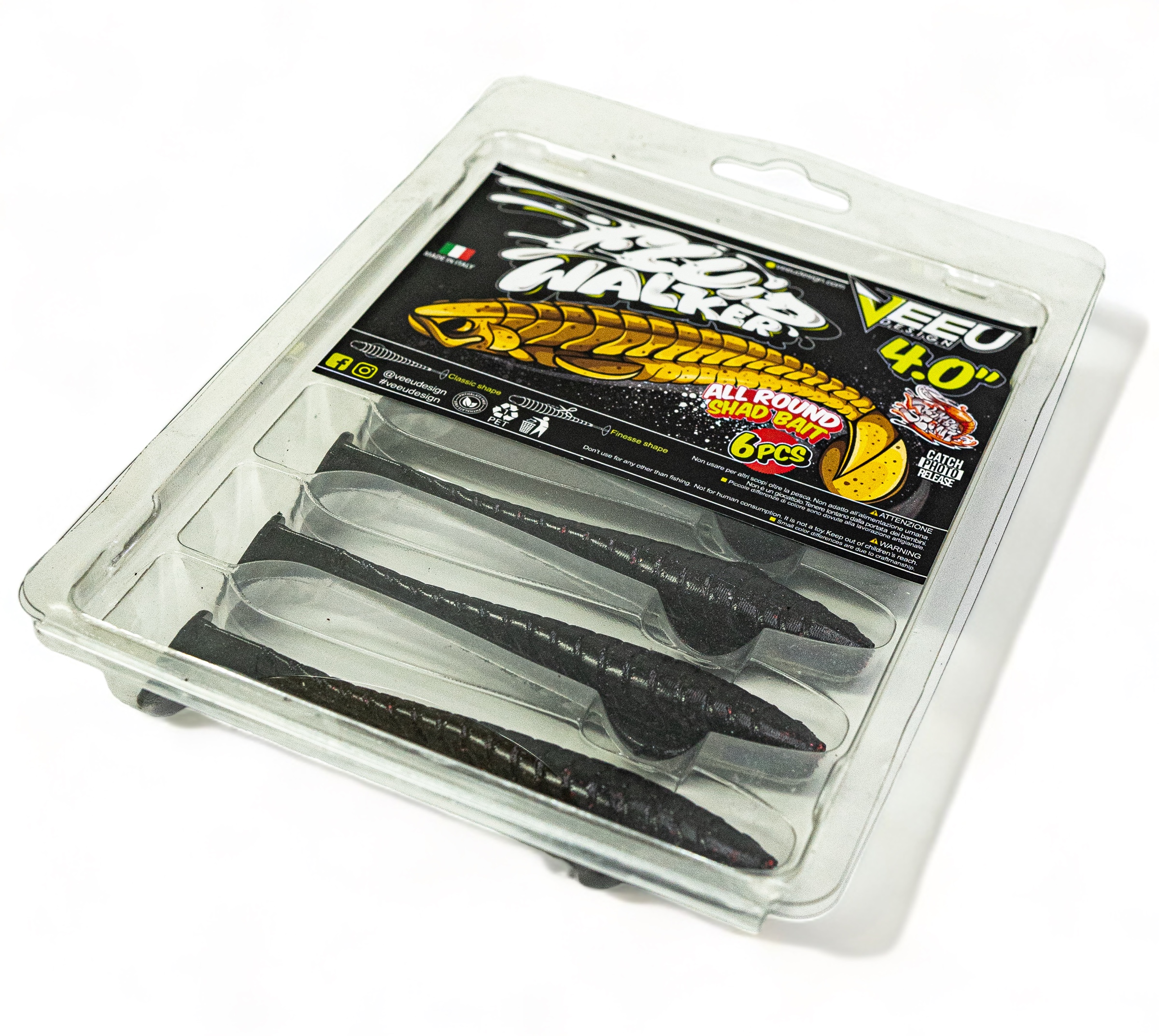 Soft Shad Veeu Design Fluid Walker 4