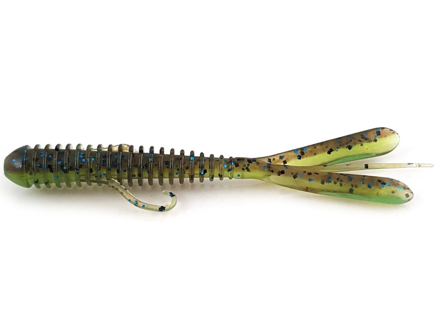 Softbait Keitech Hog Impact 3.5” col. IT12 Green Secret