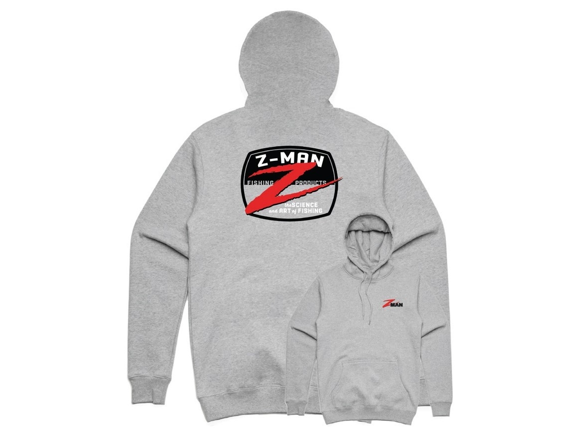 Felpa Z-Man Z-Badge Hoodiez col. Gray Heather