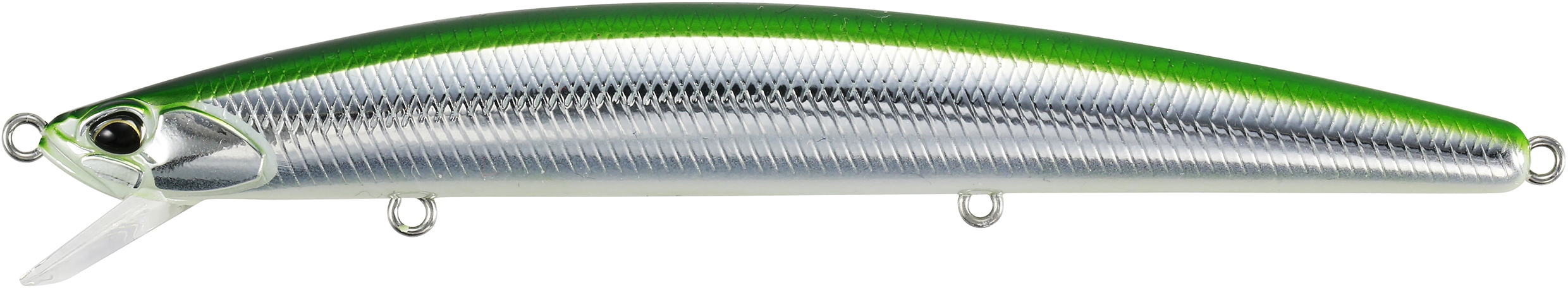 Jerkbait Duo Tide Minnow Lance 120S col. ASA0570 Green Back Silver