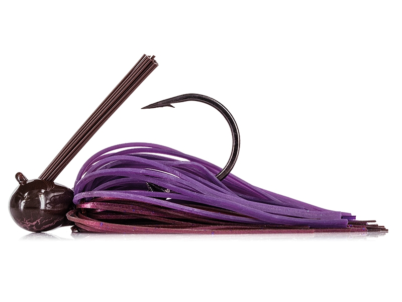 Rubber Jig Molix Football Jig 1/2 oz Amo 4/0 col. 136 Brown Purple