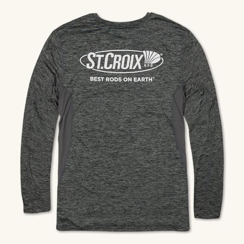 Maglia St Croix Charcoal Heather Performance Long Sleeve