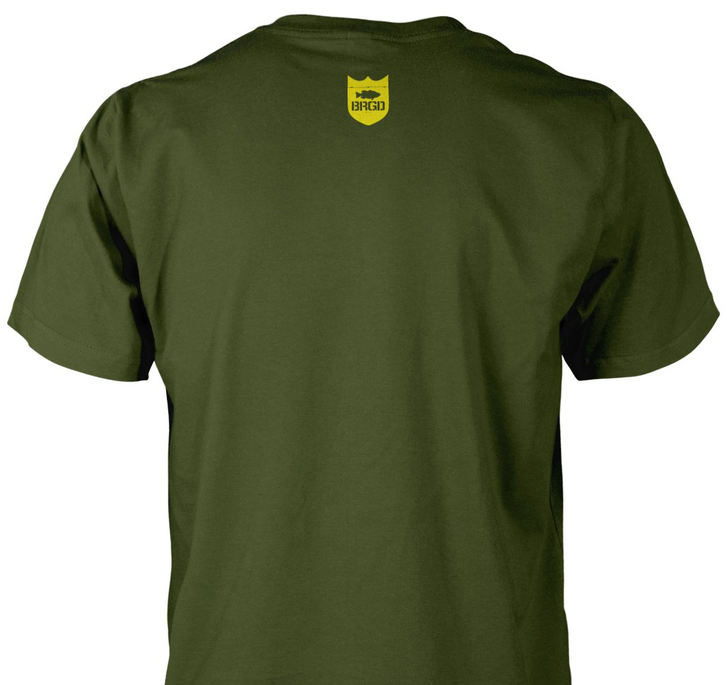 T-Shirt Bass Brigade Shield And Wordmark Tee 