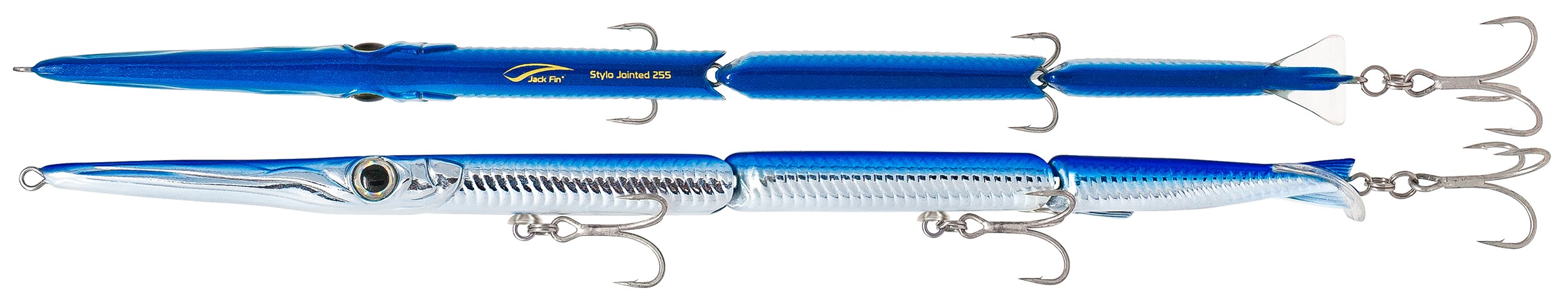 Needlefish Swimbait Jack Fin Stylo Jointed Upgraded 255 col. 02 Bl