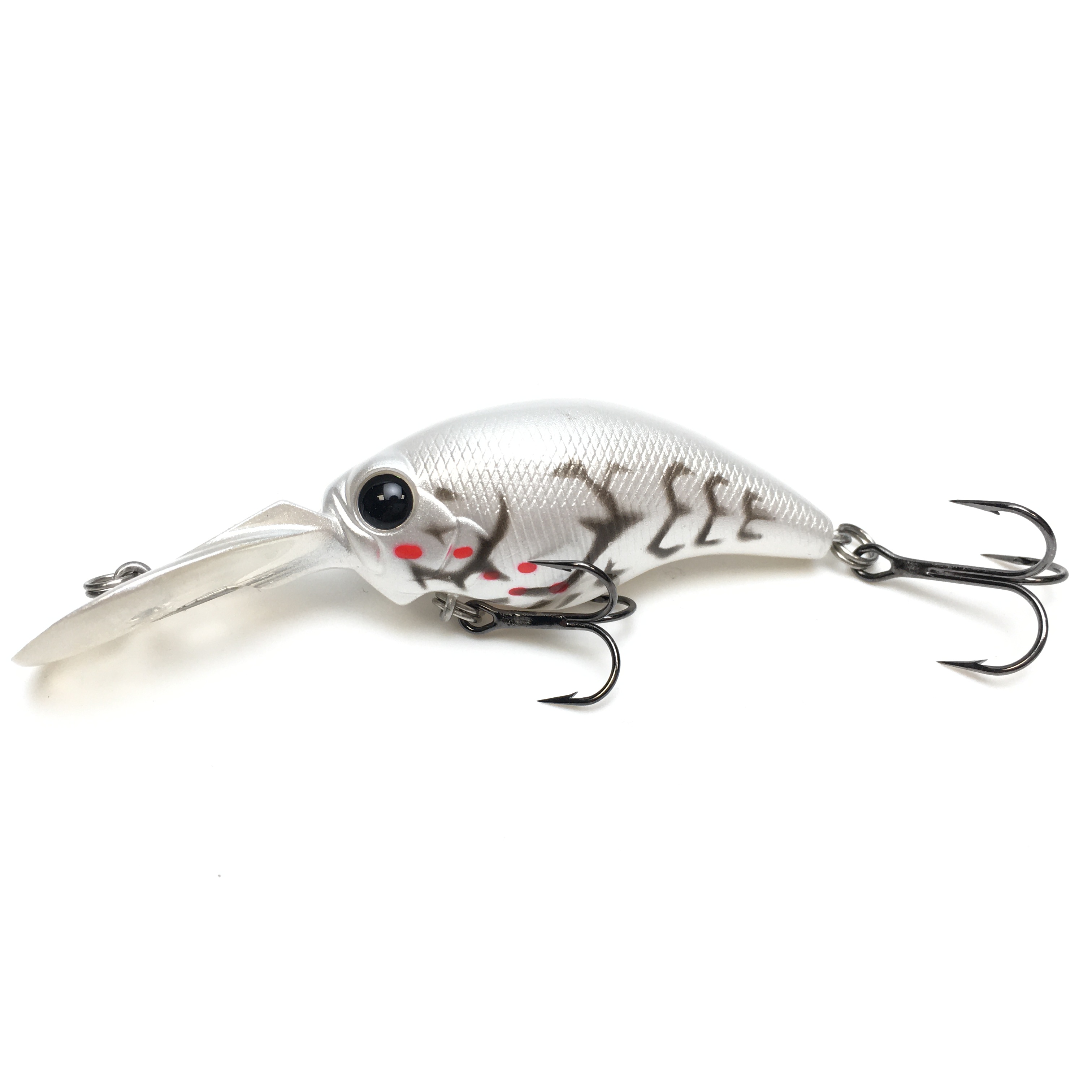 Medium Crankbait Evergreen Wild Hunch col. 80 Bloody White Claw