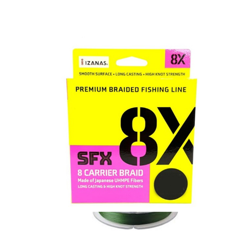 Treccia Sufix SFX Carrier Braid 8X Low Vis Green 270 mt