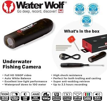 Telecamera Subacquea Water Wolf Underwater Fishing Camera 2.0 1080 K