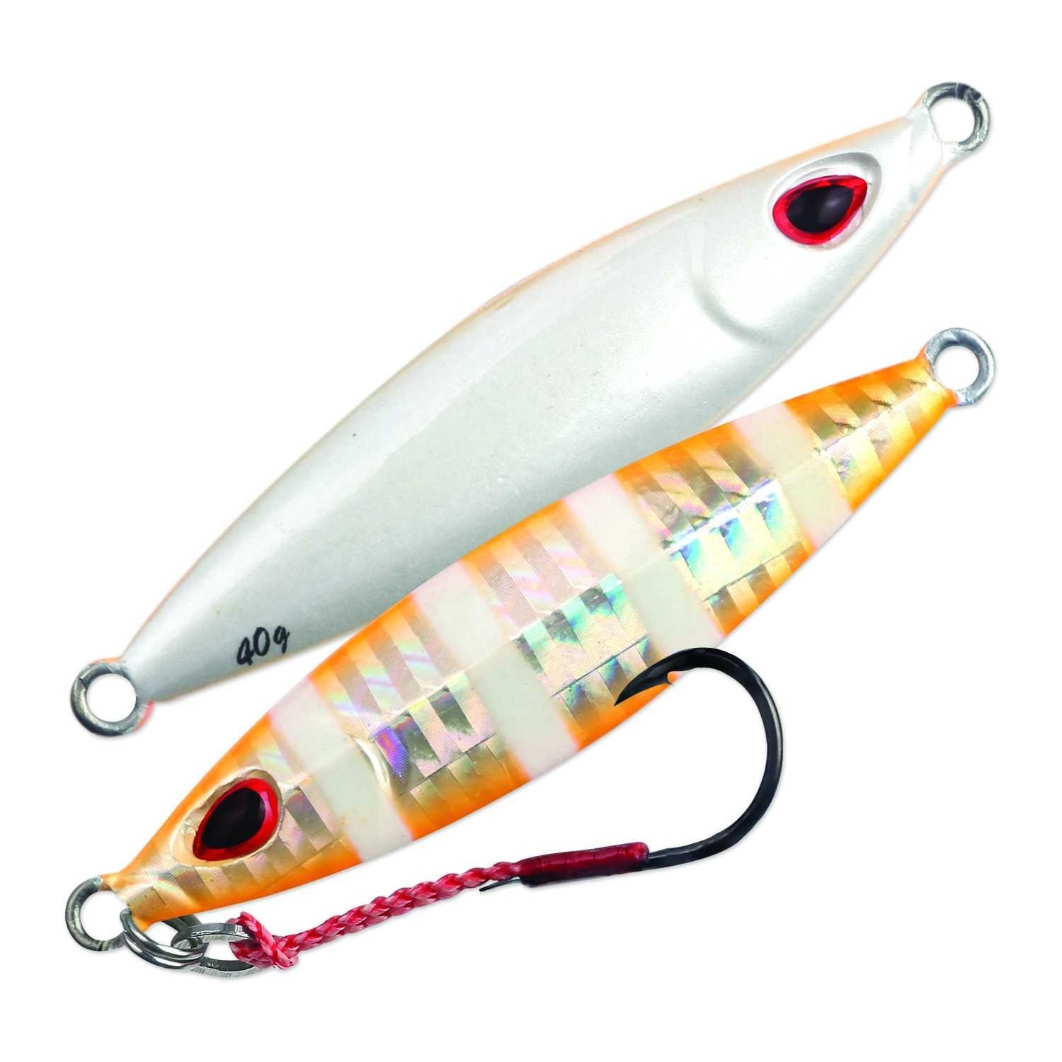 Metal Jig Storm Koika Jig 80g col. OZ Orange Zebra/Pearl