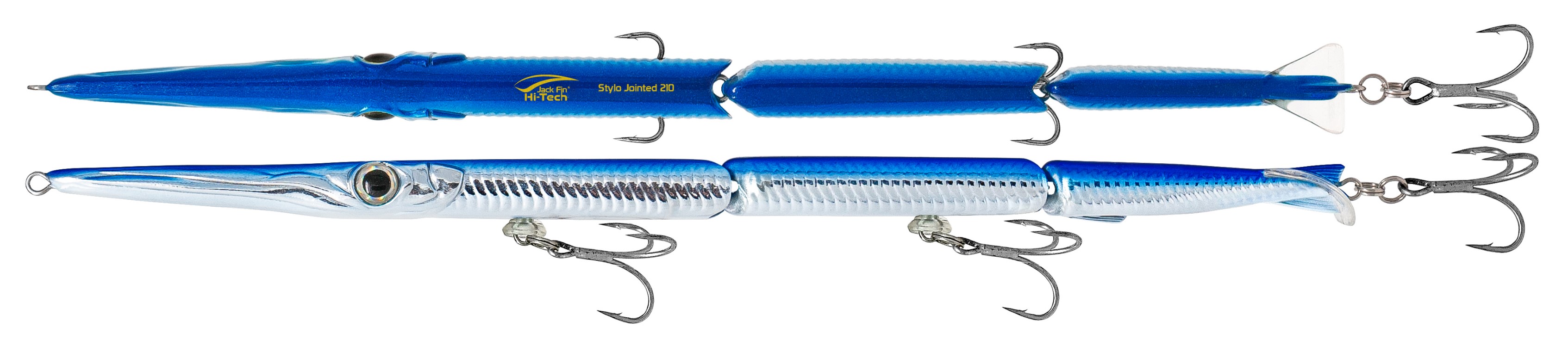 Needlefish Swimbait Jack Fin Stylo Jointed 210 col. 02 Blue