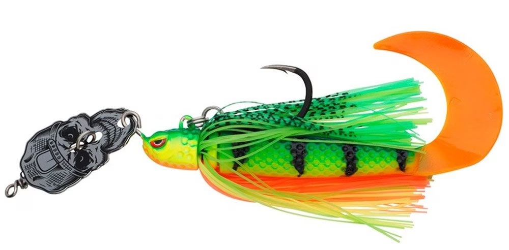 Spinnerbait Siluro Madcat Skull Blade Jig XL 55 g 7/0 col. Firetiger