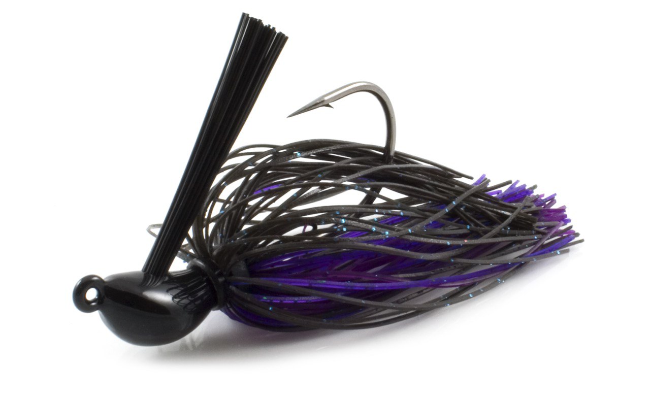 Rubber Jig T3 Custom Baits Machete Jig 5/16 oz col. J02 Black Purple