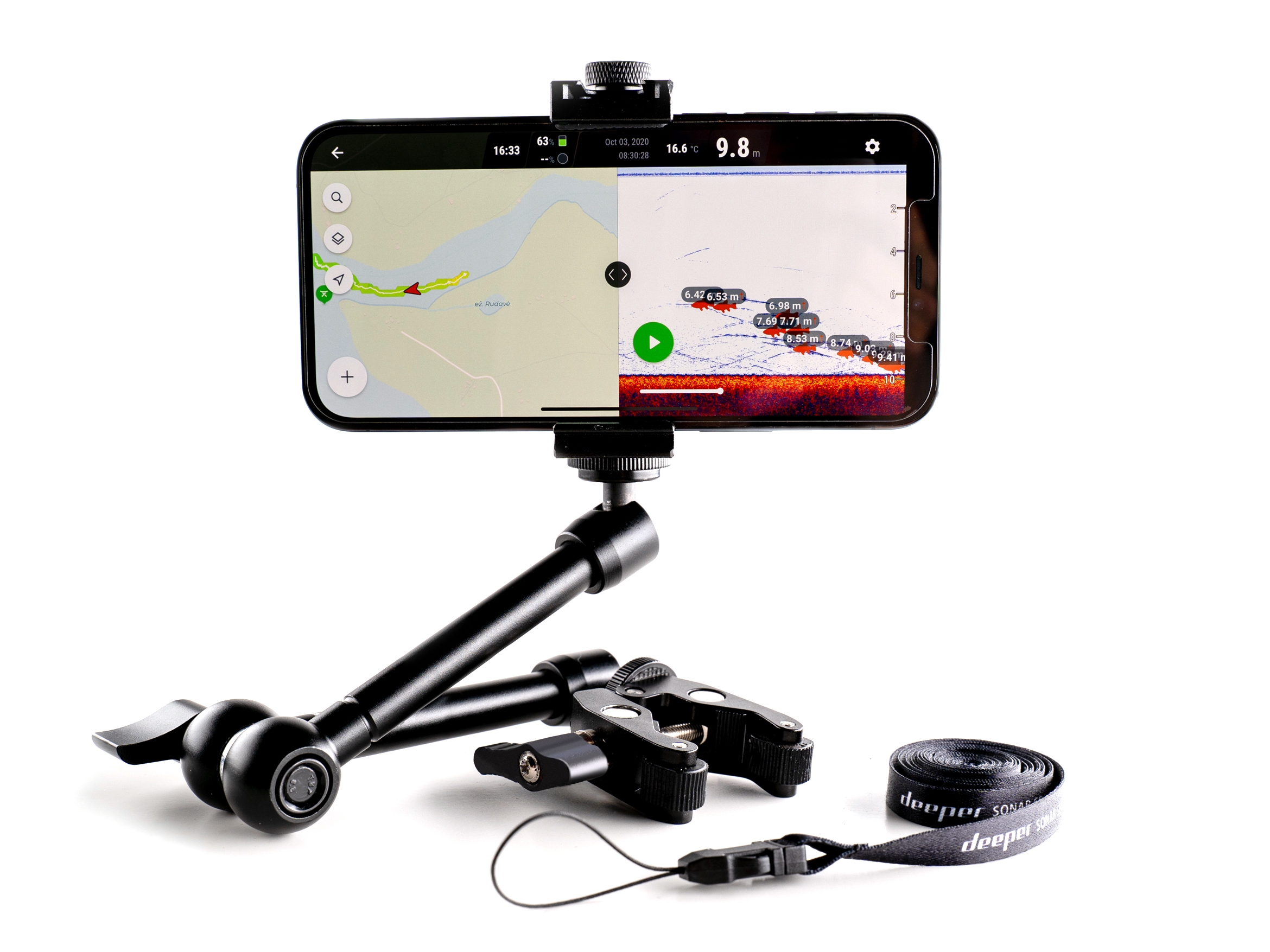 Braccio snodabile Deeper Phone Holder