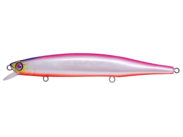 Jerkbait Damiki Axe Serpent 130 F Col. D335H Shyobu Pink Jerkbait Damiki Axe Serpent 130 F Col. D335H Shyobu Pink