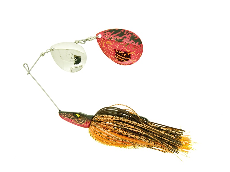 Pike Spinnerbait 1 oz Double Colorado