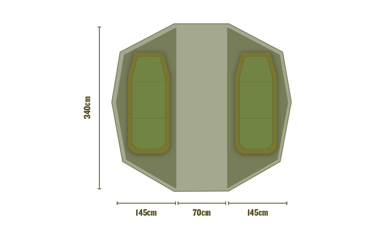 Capsula Interna Trakker Superdome Bivvy Inner Capsule (Twin)