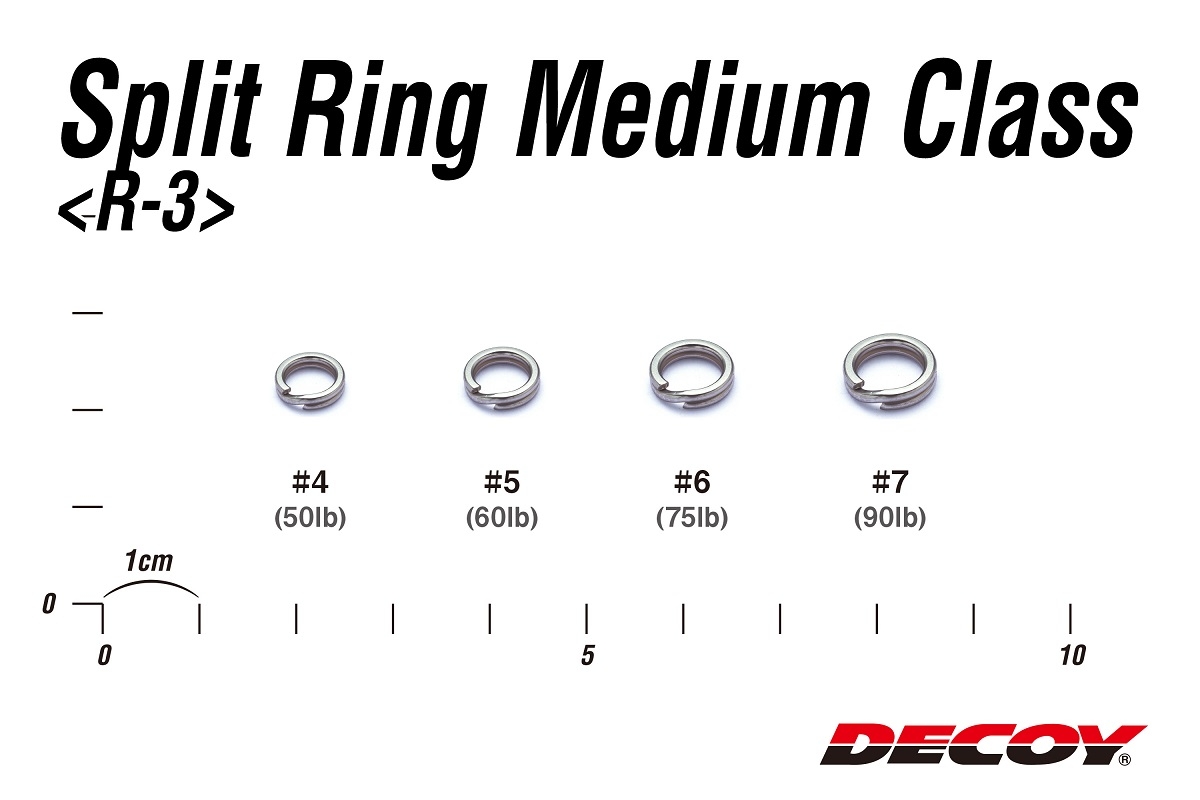 Anellino Decoy R-3 Split Ring Medium Class Silver