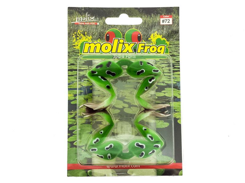 Spare parts frog col. Leopard frog col 72 x2 pz