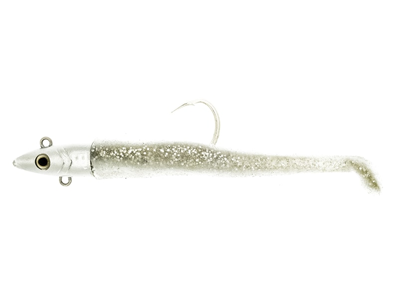 Softbait Jugulo Soft Shad 4” 15 gr ½ oz col. White Shad