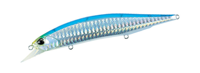 Realis Jerkbait 120 SP col. DHN0172 Clear Blu Back