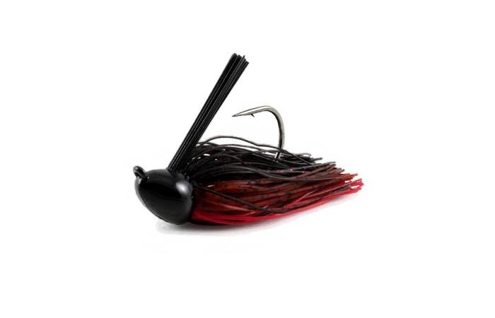 Rubber Jig T3 Custom Baits Compact Jig 5/16 oz col. J05 Black Red