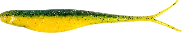 Soft Jerk Z-Man Scented Jerk Shadz 4" col. 375 Pro Yellow Perch