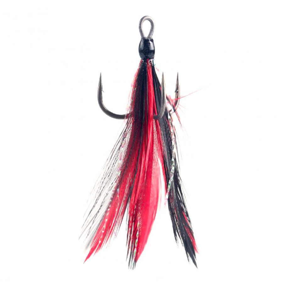 Ancoretta BKK Feathered Spear 21 SS col. Red-Black size 8 Ancoretta BKK Feathered Spear 21 SS col. Red-Black size 8
