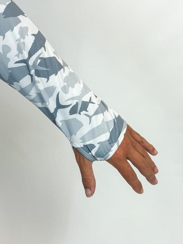 Maglia Anti-UV Outwater Spreks col. Fish Camo