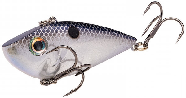 Lipless Crankbait Strike King Red Eyed Shad col. 401 Chrome Blue