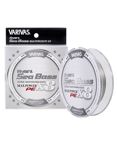 Treccia Varivas Seabass 8X Stealth Grey 150 Mt