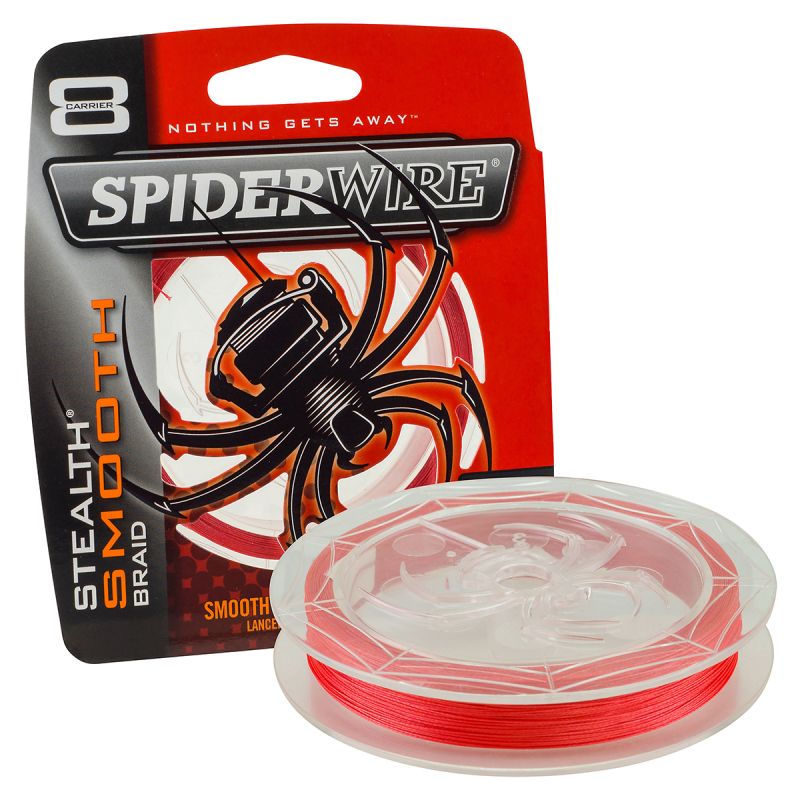Treccia Spiderwire Stealth Smooth Braid8 300m Red
