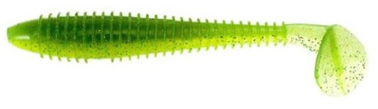 Soft Shad Keitech Fat Swing Impact 3,8" col. 424 Lime Chartreuse