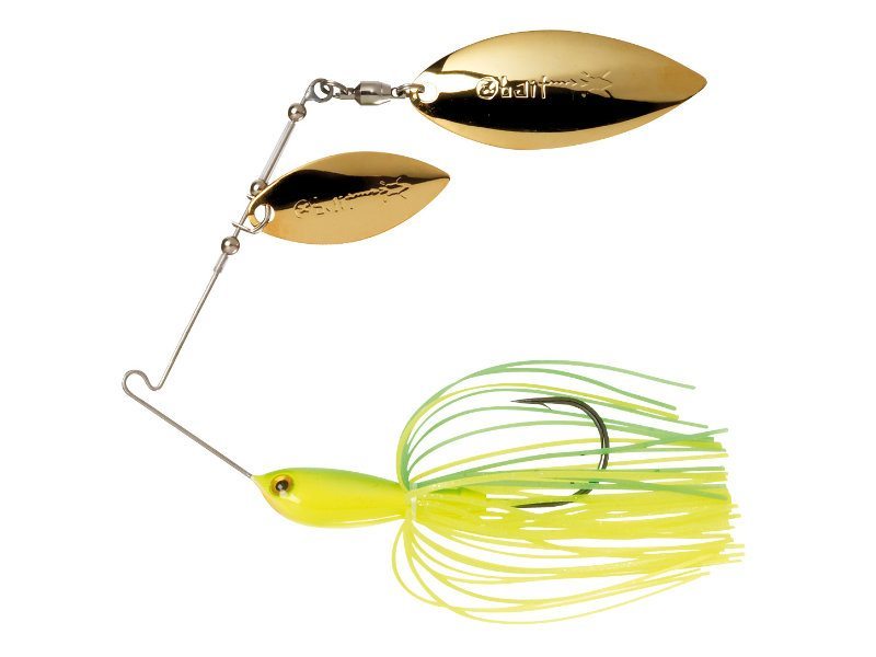 Water slash spinnerbait 1/2 wt col. Hot chartreuse