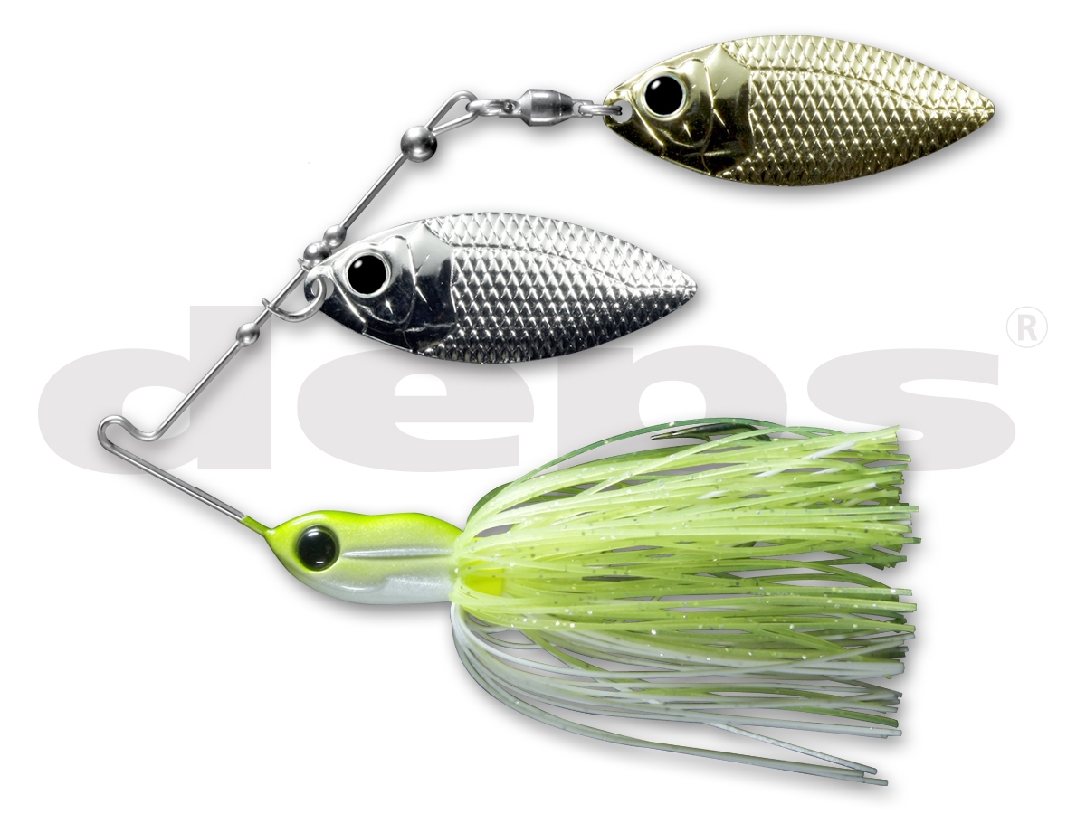 Spinnerbait Deps Minibros 1/2 DW col. #10 White Chart