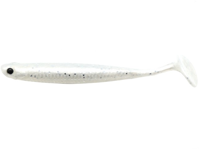 Softbait Damiki Anchovy Shad 4" col. D031 Pearl Silver