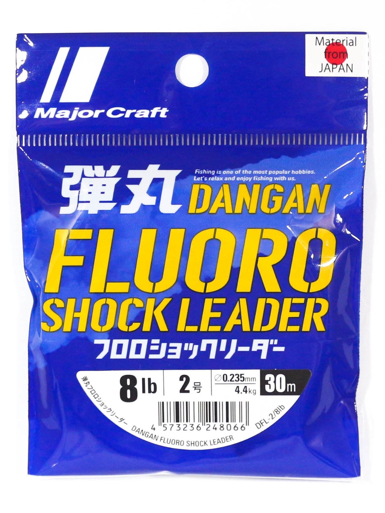Filo Major Craft Dangan Fluoro Shock Leader 0,205mm 6 Lb 30 Mt.