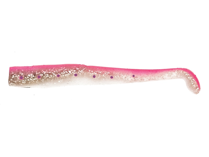 Jugulo Soft Shad 5,5” 2 pcs. Spare tail col. 133 Pink Sarda