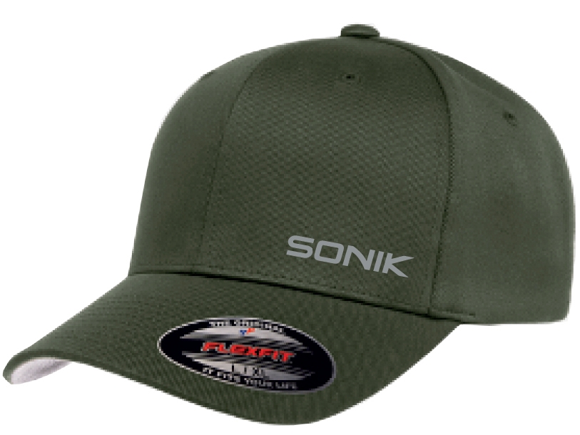 Cappellino Sonik flexfit olive cap