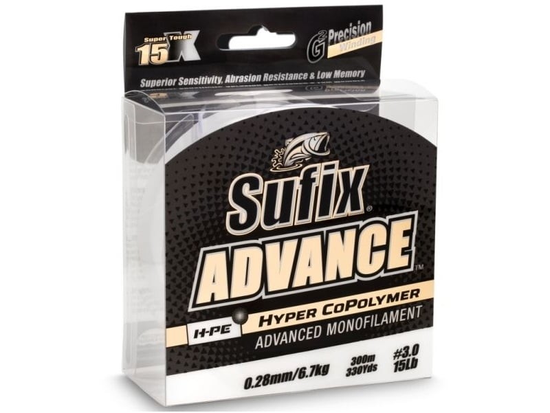 Nylon Sufix ADVANCE G2 Clear 300mt