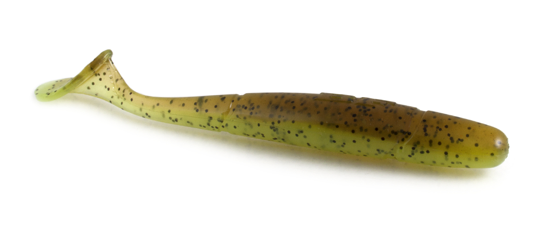 Soft Bait Black Flagg Slikk Shadd 4.75" Col. BF025 – Green Pumpkin C