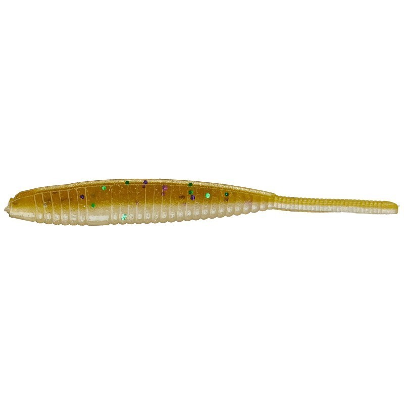 Soft Minnow Gary Yamamoto Shad Shape Worm 4" col. 938 Lgt301CyClByLa