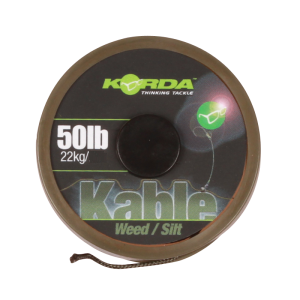 Korda Kable Leadcore Weed / Silt 25m