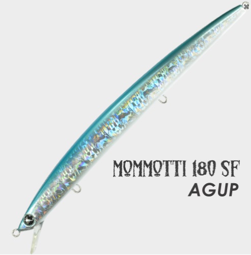 Jerkbait Seaspin Mommotti SF 180 (Slow Floating) 26 gr col. AGUP Jerkbait Seaspin Mommotti SF 180 (Slow Floating) 26 gr col. AGUP