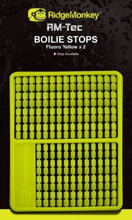 Ridgemonkey RM-Tec Boilie Stops Flouro Yellow
