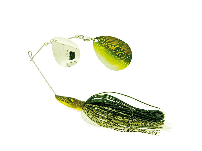 Pike Spinnerbait 1 oz Double Colorado