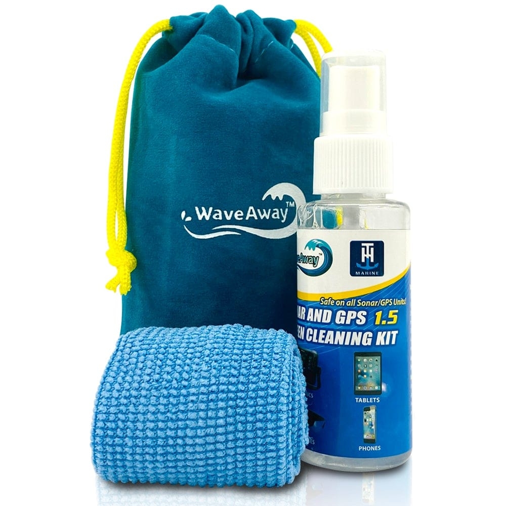 Kit Pulizia TH Marine Wave Away Sonar & Gps Screen Cleaning Kit 15oz